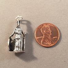 Load image into Gallery viewer, ATHENA .925 Sterling Silver 3-D Charm Pendant Goddess Warrior Athens Greece Greek tk03