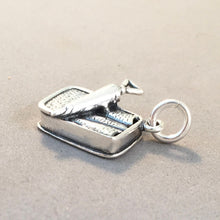 Load image into Gallery viewer, SARDINES IN A CAN .925 Sterling Silver 3-D Charm Pendant Lisbon Setubal Portugal Tourist Travel Souvenir Sardinhas Tin TP01