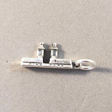 Load image into Gallery viewer, ST AUGUSTINE .925 Sterling Silver Charm Pendant Florida Old City Gates Souvenir tu30