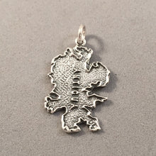 Load image into Gallery viewer, ANTIGUA .925 Sterling Silver Map Charm Pendant Outline Shape Caribbean Leeward Islands Tourist Travel tr06