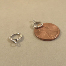 Load image into Gallery viewer, Narrow Detailed CONVERTER BEAD For Charm .925 Sterling Silver For Pandora, European & Bangles FD09