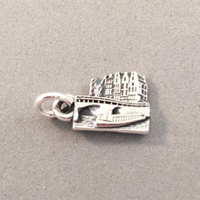 Load image into Gallery viewer, AMSTERDAM CANAL BOAT .925 Sterling Silver Small Charm Pendant Holland Netherlands Souvenir td02