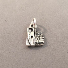 Load image into Gallery viewer, AMSTERDAM CANAL BOAT .925 Sterling Silver Small Charm Pendant Holland Netherlands Souvenir td02