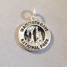 Load image into Gallery viewer, MAMMOTH CAVE .925 Sterling Silver Charm Pendant National Park Kentucky Flint Ridge np32