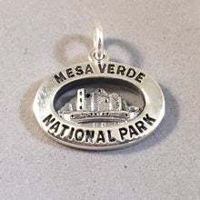 Load image into Gallery viewer, MESA VERDE National Park .925 Sterling Silver Charm Pendant Pueblo Cliff Palace Balcony House np34