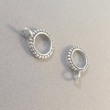 Load image into Gallery viewer, Narrow Detailed CONVERTER BEAD For Charm .925 Sterling Silver For Pandora, European & Bangles FD09