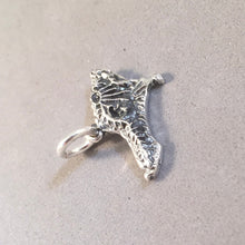 Load image into Gallery viewer, BALI MAP .925 Sterling Silver Charm Pendant Country Topographical Denpasar Mount Agung Volcano Souvenir ta38