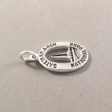 Load image into Gallery viewer, GATEWAY ARCH National Park .925 Sterling Silver Charm Pendant St. Louis Missouri Souvenir np17