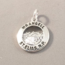 Load image into Gallery viewer, WRANGELL ST. ELIAS National Park .925 Sterling Silver Charm Pendant Kennecott Mine Alaska Souvenir np31
