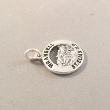 Load image into Gallery viewer, WRANGELL ST. ELIAS National Park .925 Sterling Silver Charm Pendant Kennecott Mine Alaska Souvenir np31
