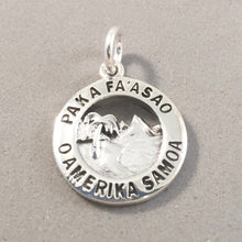 Load image into Gallery viewer, PAKA FA'ASAO o Amerika Samoa .925 Sterling Silver Charm Pendant National Park of American Samoa Souvenir np14
