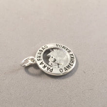 Load image into Gallery viewer, PAKA FA'ASAO o Amerika Samoa .925 Sterling Silver Charm Pendant National Park of American Samoa Souvenir np14