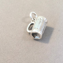 Load image into Gallery viewer, BEER MUG .925 Sterling Silver 3-D Charm Pendant Drink Frosty Glass Draft Tap Root Beer Float New kt27