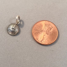 Load image into Gallery viewer, Sale! FLOWER .925 Sterling Silver Charm Pendant Cup Shaped Crocus Plant Garden GA164