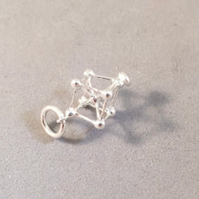 Load image into Gallery viewer, ATOMIUM .925 Sterling Silver Small Light Charm Pendant Brussels Belgium Europe Landmark Monument Travel New td15