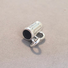 Load image into Gallery viewer, BEER MUG .925 Sterling Silver 3-D Charm Pendant Drink Frosty Glass Draft Tap Root Beer Float New kt27