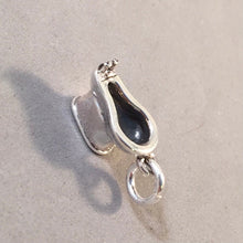 Load image into Gallery viewer, BIDET TOILET .925 Sterling Silver 3-D Charm Pendant Bathroom France hm12