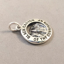 Load image into Gallery viewer, BLACK CANYON of the GUNNISON National Park .925 Sterling Silver Charm Pendant Colorado Travel Souvenir np15
