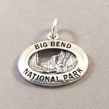 Load image into Gallery viewer, BIG BEND National Park .925 Sterling Silver Charm Pendant Texas Souvenir np19