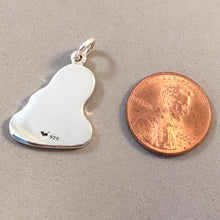 Load image into Gallery viewer, BAHAMAS MAP .925 Sterling Silver Charm Pendant Country Caribbean Grand Bahama Freeport Nassau Souvenir ct18-BH