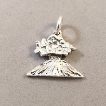 Load image into Gallery viewer, MOUNT ST. HELENS .925 Sterling Silver Charm Pendant Washington National Monument Park Volcano Travel Souvenir pm25