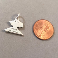 Load image into Gallery viewer, MOUNT ST. HELENS .925 Sterling Silver Charm Pendant Washington National Monument Park Volcano Travel Souvenir pm25