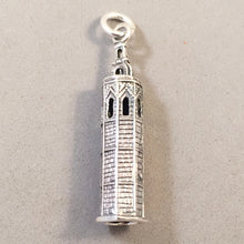 Load image into Gallery viewer, MIGUELETE TOWER  .925 Sterling Silver Charm Pendant Valencia Cathedral Church Clock Tourist Travel Places Souvenir TP14