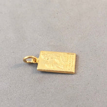 Load image into Gallery viewer, ACADIA Gold Plated Charm .925 Sterling Silver National Park Maine Travel Pendant New pm29g