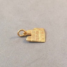 Load image into Gallery viewer, NOTRE DAME Small Gold Plated .925 Sterling Silver Charm Pendant Paris France Europe Landmark Monument Travel Souvenir New tf02g