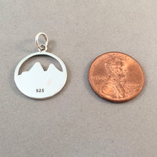 Load image into Gallery viewer, MOUNTAIN RANGE  .925 Sterling Silver Charm Pendant Mt Volcano Travel New GA17