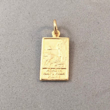 Load image into Gallery viewer, ACADIA Gold Plated Charm .925 Sterling Silver National Park Maine Travel Pendant New pm29g
