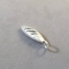 Load image into Gallery viewer, FRENCH BREAD .925 Sterling Silver 3-D Charm Pendant Loaf of Bread Baguette France Bakery Bake Food Kitchen Chef Cook kt49