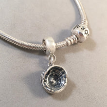 Load image into Gallery viewer, Round CONVERTER BEAD For Charm Bracelet .925 Sterling Silver Works for Pandora, European and many Bangle style bracelets fd04