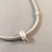 Load image into Gallery viewer, Round CONVERTER BEAD For Charm Bracelet .925 Sterling Silver Works for Pandora, European and many Bangle style bracelets fd04