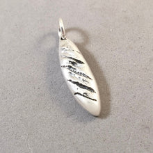 Load image into Gallery viewer, FRENCH BREAD .925 Sterling Silver 3-D Charm Pendant Loaf of Bread Baguette France Bakery Bake Food Kitchen Chef Cook kt49