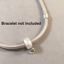 Load image into Gallery viewer, Round CONVERTER BEAD For Charm Bracelet .925 Sterling Silver Works for Pandora, European and many Bangle style bracelets fd04