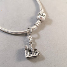 Load image into Gallery viewer, Narrow Detailed CONVERTER BEAD For Charm .925 Sterling Silver For Pandora, European & Bangles FD09