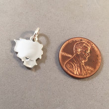 Load image into Gallery viewer, ANDORRA MAP .925 Sterling Silver Charm Pendant Country Europe Andorra la Vella Canillo Souvenir ct18-ad