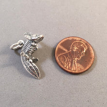 Load image into Gallery viewer, AXOLOTL .925 Sterling Silver 3-D Charm Pendant Salamander Lake Xochimilco Mexico NT46