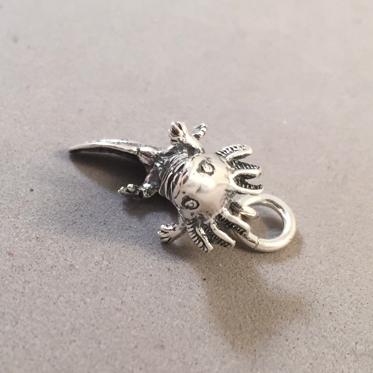 Misura il braccialetto originale Pan Charms in argento sterling 925 50 soldi peso salamandra Axolotl luna CZ pietra per realizzare Berloque nuovo 36 Misura il braccialetto originale Pan Charms in argento sterling 925 50 soldi peso salamandra Axolotl luna CZ pietra per realizzare Berloque nuovo 36