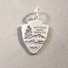 Load image into Gallery viewer, NATIONAL PARK ARROWHEAD .925 Sterling Silver Charm Pendant Service Logo Emblem Sign na01