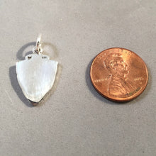 Load image into Gallery viewer, NATIONAL PARK ARROWHEAD .925 Sterling Silver Charm Pendant Service Logo Emblem Sign na01
