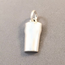 Load image into Gallery viewer, IMPERIAL PINT GLASS .925 Sterling Silver 3-D Charm Pendant Drink Draft Tap Ireland English Pub Dublin London kt64