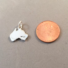 Load image into Gallery viewer, AUSTRALIA MAP .925 Sterling Silver Charm Pendant Country Sydney Perth Melbourne Brisbane Souvenir CT18-AU