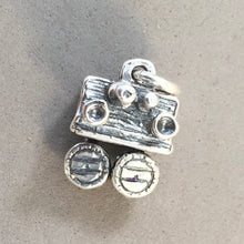 Load image into Gallery viewer, BAR .925 Sterling Silver 3-D Charm Pendant Saloon Tavern Drinks Bottles Counter Stools kt41