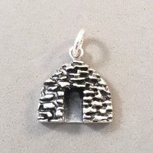 Load image into Gallery viewer, BEEHIVE HUT .925 Sterling Silver Charm Pendant Ireland Fahan Clochan Skellig Michael County Ring of Kerry Travel TB49