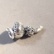 Load image into Gallery viewer, THISTLE .925 Sterling Silver Charm Pendant Celtic Symbol Scotland Nobility of Character Double Flower GA48