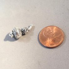 Load image into Gallery viewer, THISTLE .925 Sterling Silver Charm Pendant Celtic Symbol Scotland Nobility of Character Double Flower GA48