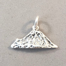 Load image into Gallery viewer, MOUNT RAINIER .925 Sterling Silver Charm Pendant Washington National Park Elk Mt. Rainier PM05