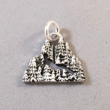 Load image into Gallery viewer, ZIP-LINE .925 Sterling Silver Charm Pendant Trees Forest Canopy HB07